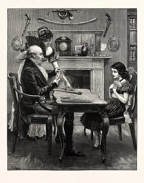A Game at Cribbage, 1883