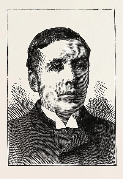 Geore Owen, Secretary of the Carnarvonshire Constitutional Association, 1888 Engraving