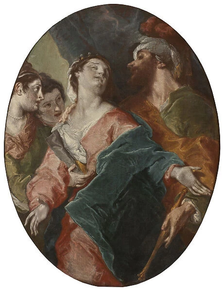 Giuseppe Bazzani Esther Ahasverus painting religious art