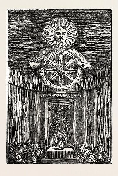 The Idol of the Sun, a Saxon Idol