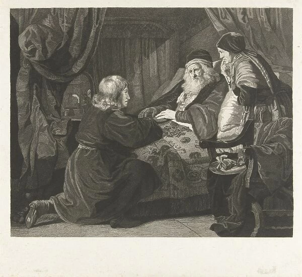 Isaac blesses Jacob, Lambertus Antonius Claessens, Le fort, Philips Koninck, c