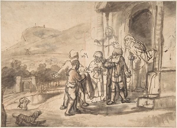 Jacob Receiving Joseph Blood-Stained Cloak recto