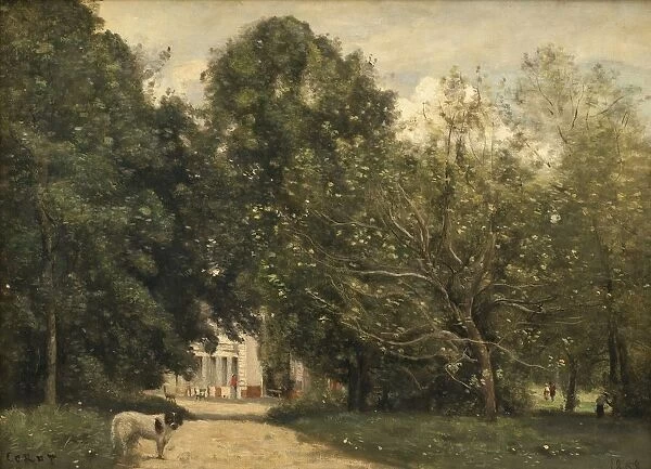 Jean-Baptiste Camille Corot Entrance M. Dubuissons Villa