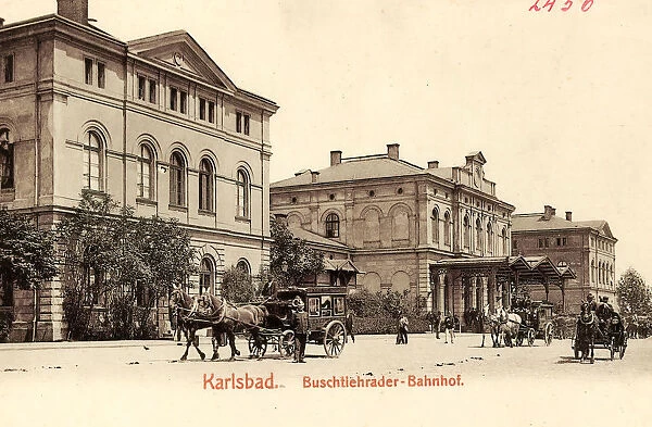 Karlovy Vary train station Carriages 1902 Karlovy Vary Region