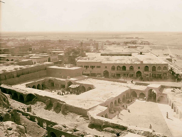 Kirkuk ancient caravansary foreground 1932 Iraq