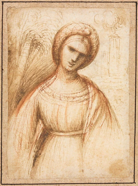 Lady Landscape recto 1521. Dosso Dossi Italian