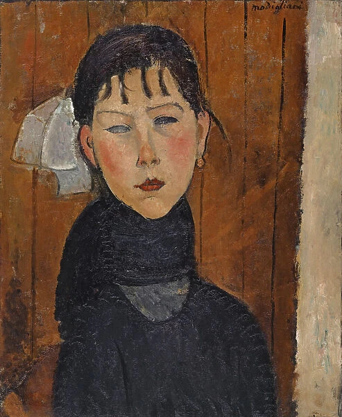 Marie fille du peuple 1918 oil canvas 61. 2 x 49. 8 cm