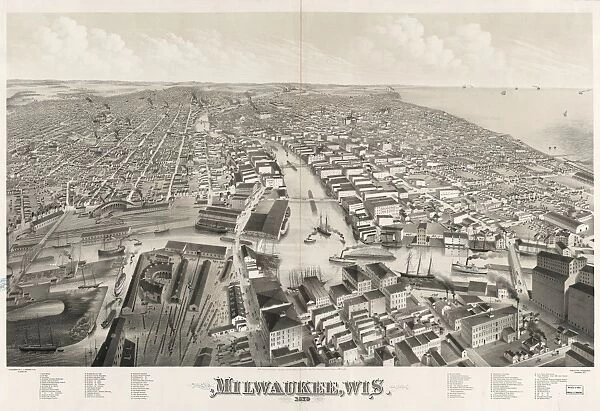Milwaukee, Wis. 1879;Beck & Pauli, lithographer;c1879