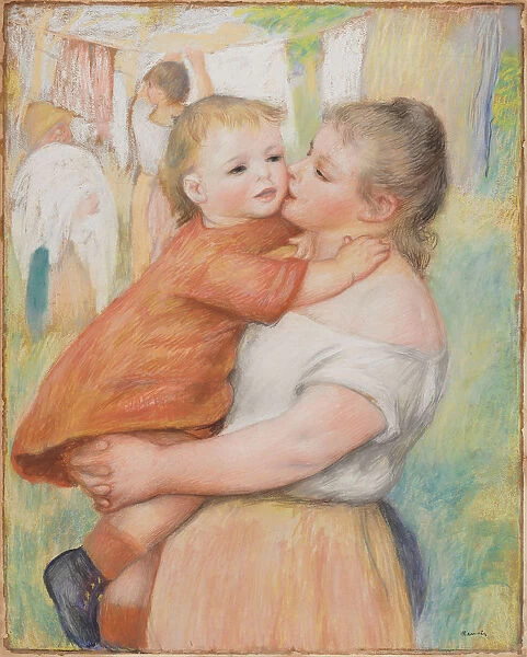 Mother Child 1886 Pierre-Auguste Renoir French