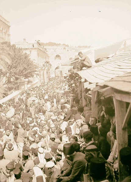 Nebi Musa 1937 shrine procession Jerusalem Israel