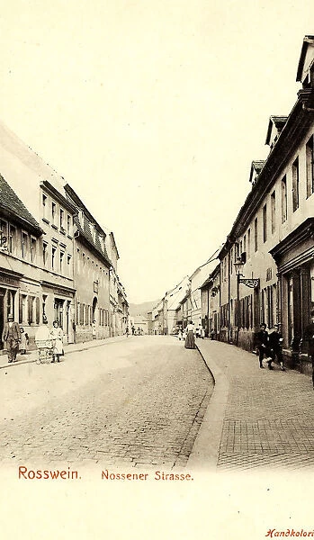 Nossener StraBe RoBwein 1903 Landkreis Mittelsachsen