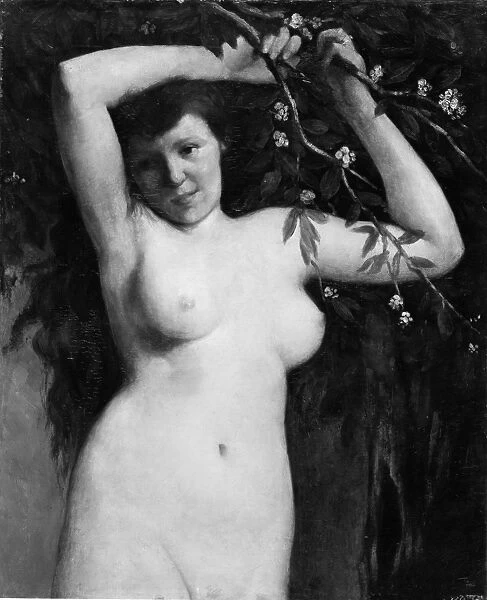 Nude Flowering Branch 1863 Oil canvas 29 1  /  2 x 24