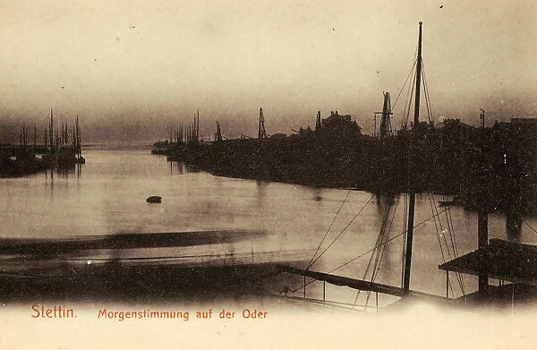 Oder River Szczecin 1903 West Pomeranian Voivodeship
