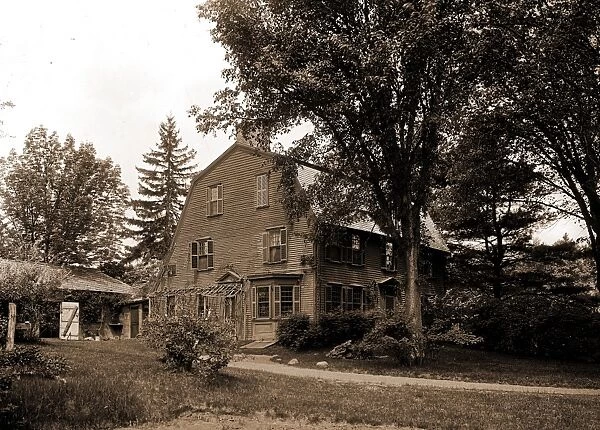 The Old manse, Concord, Massachusetts, Hawthorne, Nathaniel, , 1804-1864, Homes & haunts