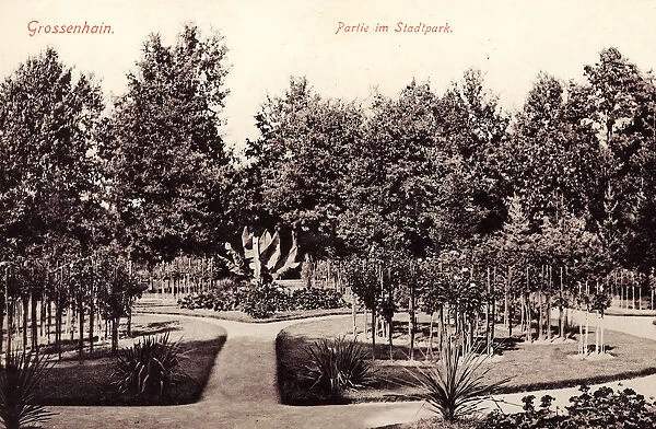Parks Saxony GroBenhain 1906 Landkreis MeiBen