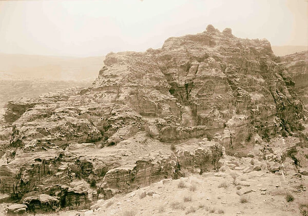 Petra Petra hills Hillock opposite Ed Deir 1940