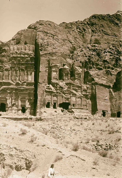 Petra Transjordan Corinthian tomb 1900 Jordan