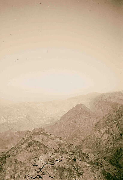 Petra Transjordan View Mt Hor section II 1900