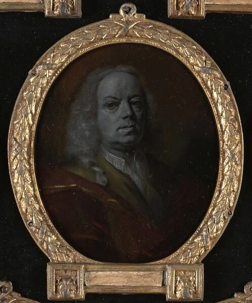 Portrait of Frans Greenwood, Miniaturist, Glass Engraver and Poet in Dordrecht, Aert