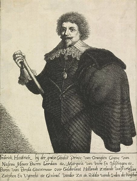Portrait of Frederik Hendrik, prins van Oranje. Jan Gillisz. van Vliet, c. 1628 - c. 1637