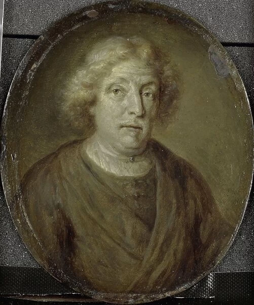 Portrait of Jacob Lescailje, Bookdealer and Poet in Amsterdam The Netherlands, Jan