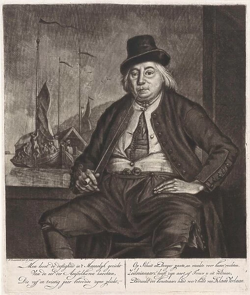 Portrait of Kls Verlaan, John Greenwood, 1739 - 1792