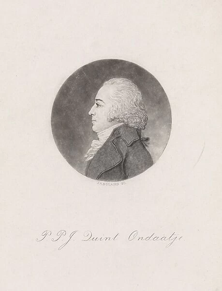 Portrait in profile of Peter Philip Juriaan Quint Ondaatje, Johannes Arnoldus Boland