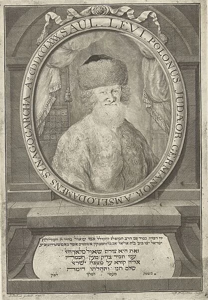 Portrait Saul Ben Arjeh Leib Polonus Portrait bust