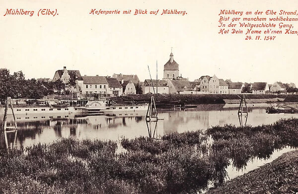 Ports harbours Brandenburg Bodenbach ship 1896