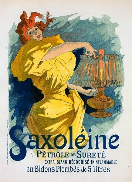 Poster for Saxoleine. Cheret, Jules (1836-1932), French painter and lithographer