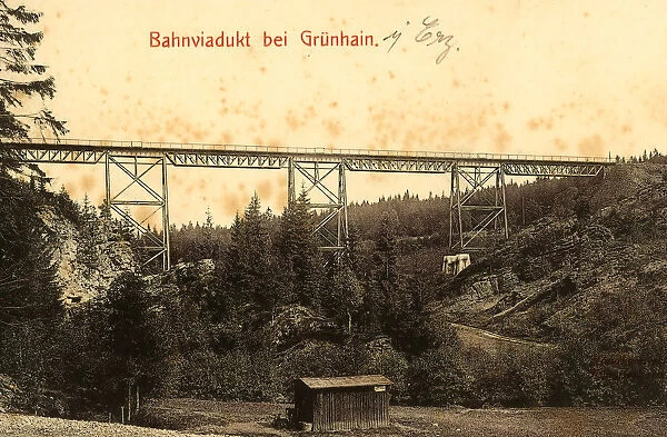 Railway bridges Erzgebirgskreis Viaducts Germany