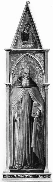 Saint Anthony Abbot John Baptist Tempera wood