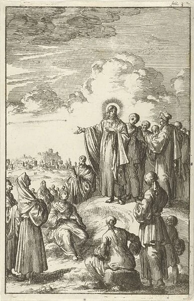The Sermon on the Mount, Jan Luyken, Aart Dircksz Oossaan, 1684