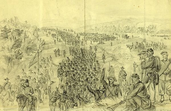 Sheridans army following Early up the Valley of the Shenandoah, between 1864 August