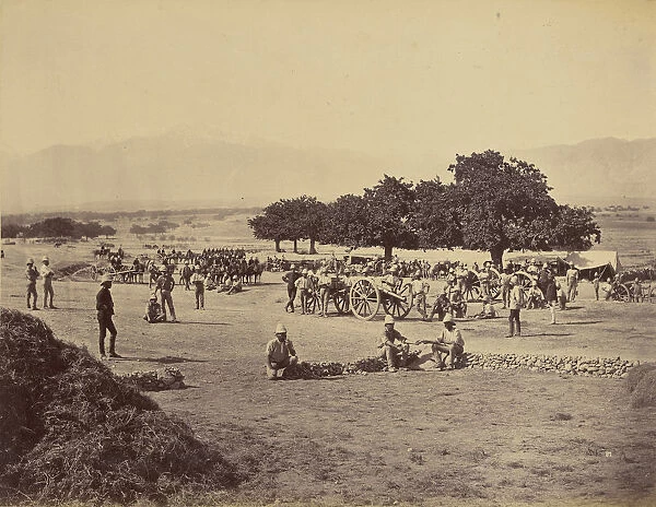 Soldiers battlefield John Burke British active 1860s