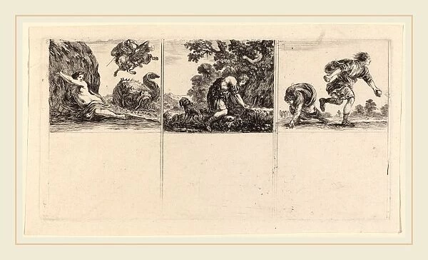 Stefano Della Bella (Italian, 1610-1664), Perseus and Andromeda; Cephalus and Procris