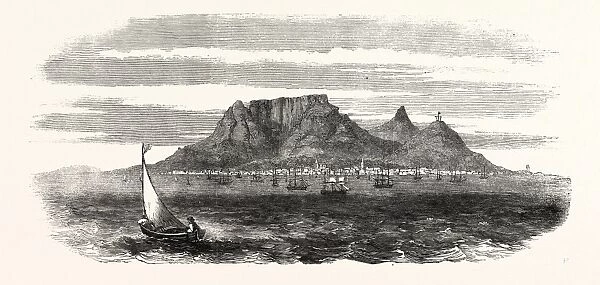 Table Bay and Table Mountain, Cape of Good Hope, 1860