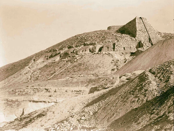 Tel Deweir Lachish General view N. W corner Tell