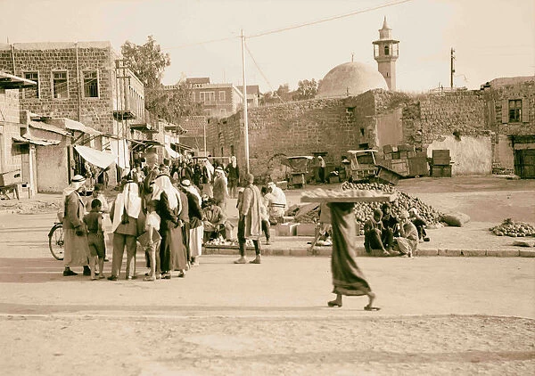 Tiberias Hermon Market place 1934 Israel