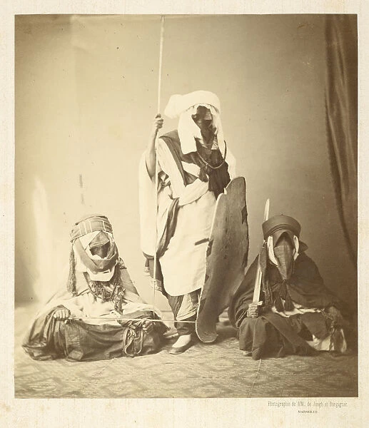 Touareg chiefs visit Marseilles 1862 orientalist photography