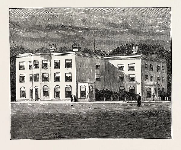 Vaynol Hall, the Residence of Mr. Assheton Smith, 1888 Engraving