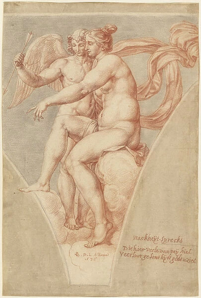 Venus Cupid Raphael Pieter van Lint Flemish 1609