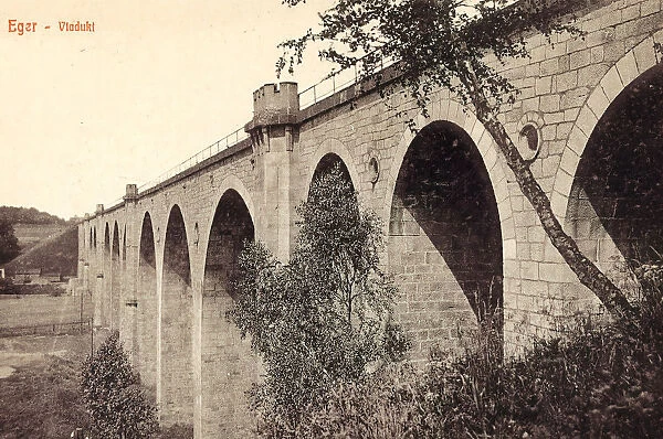 Viaducts Czech Republic Buildings Cheb 1911 Karlovy Vary Region