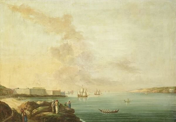View of the Dardanelles, Antoine van der Steen, 1770 - 1780