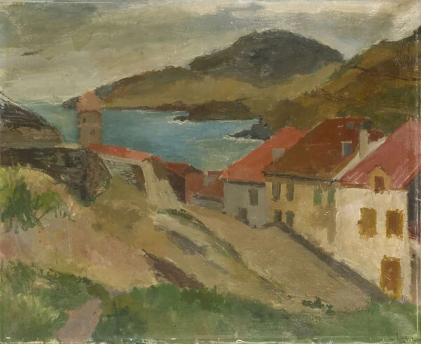 View Fort Miradou Collioure 1932 oil canvas 60 x 73. 5 cm