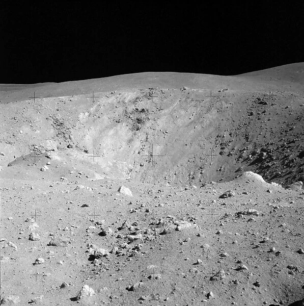 Apollo 16 image of lunar surface