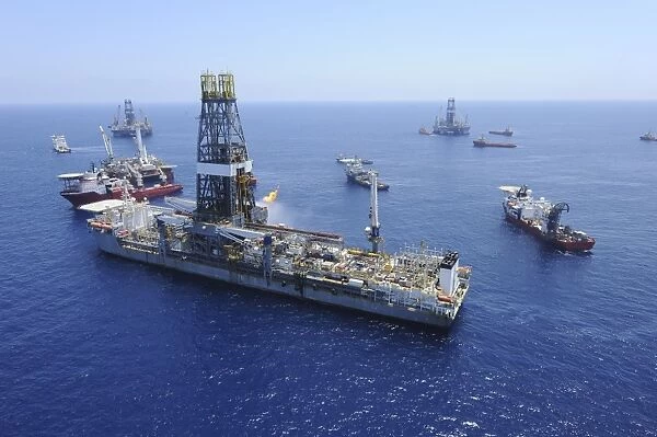 Flaring operations conducted by the drillship Discoverer Enterprise