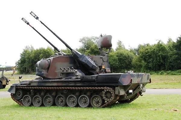 A Gepard anti-aircraft tank of the Belgian Army