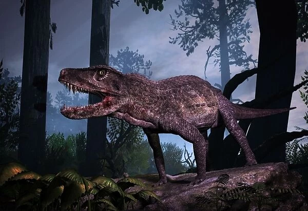 Postosuchus was an extinct rauisuchian reptile that lived during the Triassic period