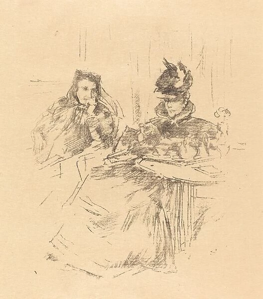 Afternoon Tea, 1897. Creator: James Abbott McNeill Whistler